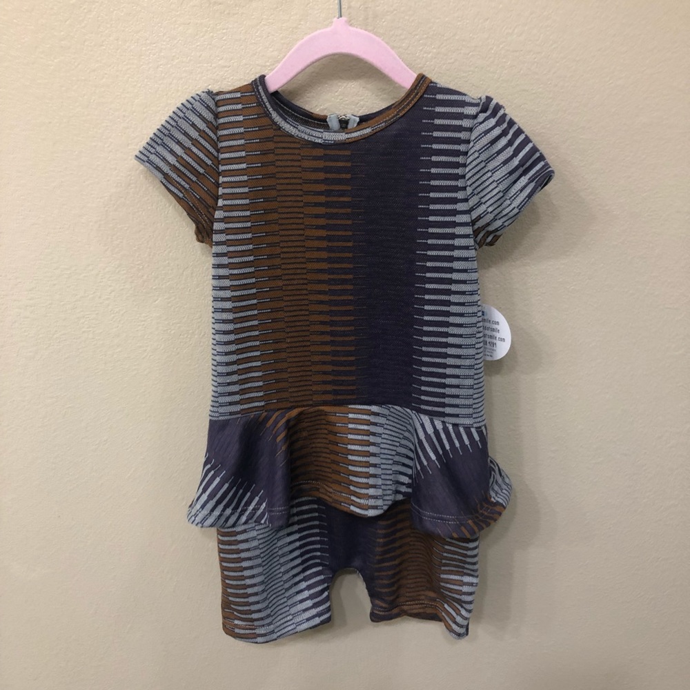 Dot dot smile rompers NWT